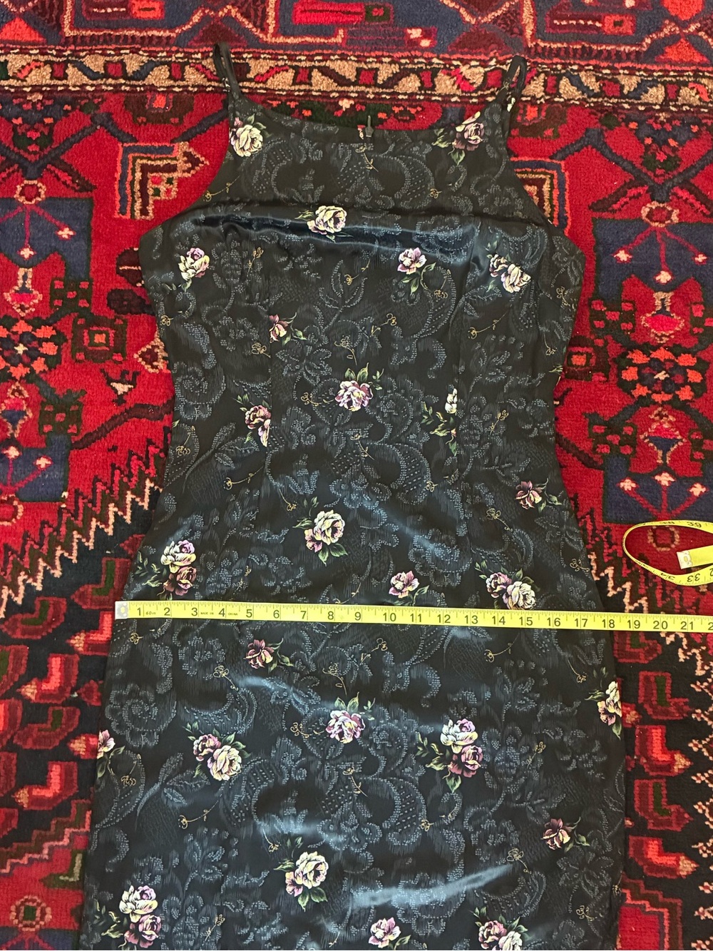 Vintage 90s Y2K All That Jazz Floral Maxi Dress - Picture 9 of 13
